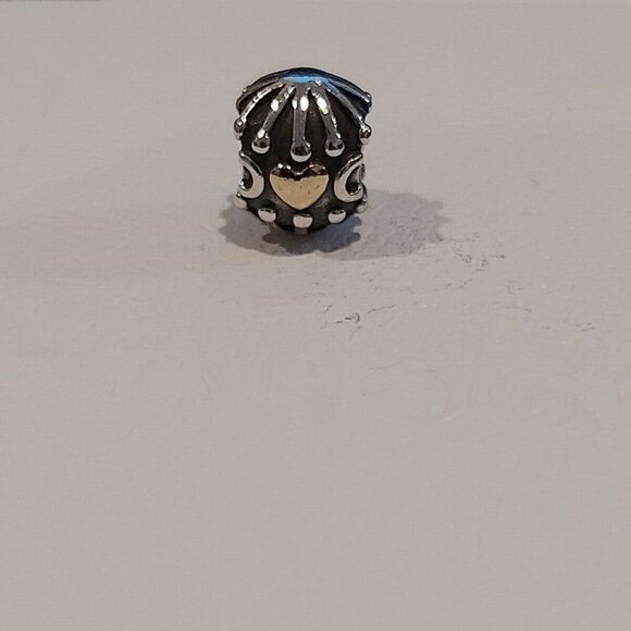 Authentic PANDORA *RETIRED* Love & Hugs w/14k gold bead charm 790430 - Picture 1 of 7
